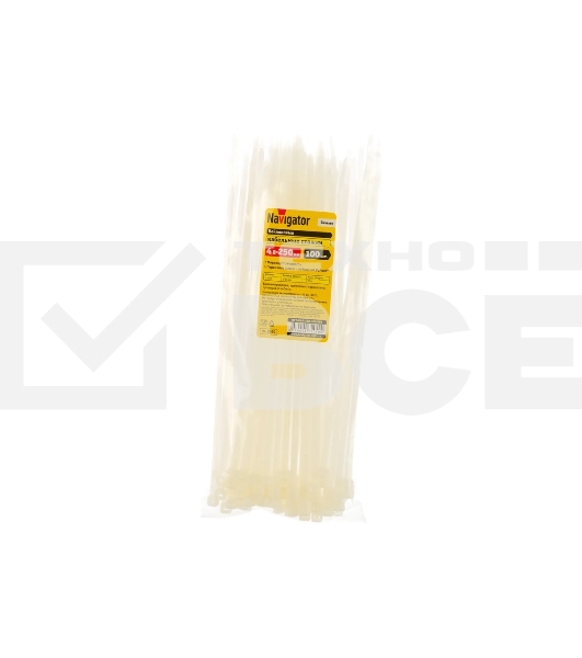 Хомут Navigator 250х4.8 мм нейлон (100 шт)