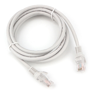 Патч-корд LSZH медный UTP Cablexpert PP30-2M cat.5e, 2м, литой, многожильный, серый