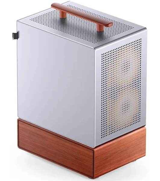 Корпус Jonsbo T7 Silver, Mini-Tower, серебристый