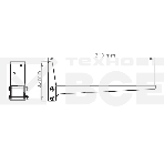 Кронштейн для СВЧ-печей Kromax MICRO-4 new white, max 20 кг, настенный, от стены 310 мм., фото4