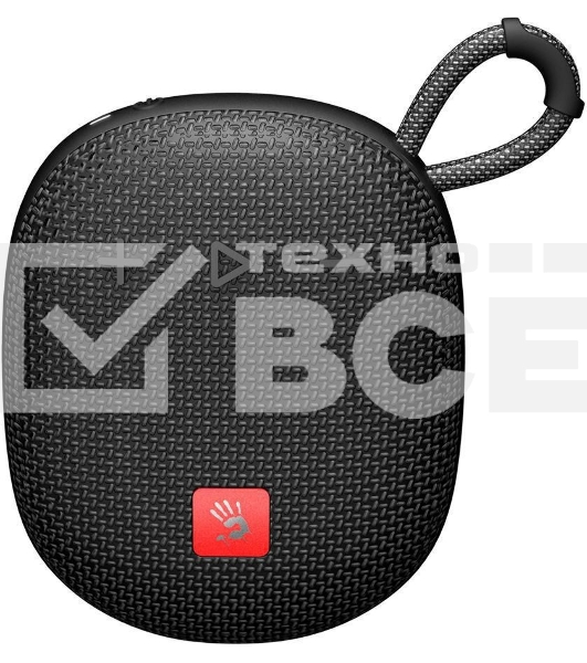Колонка портативная A4Tech Bloody S3 Carry черный 5W 1.0 BT 10м 1600mAh (S3 CARRY BLACK)