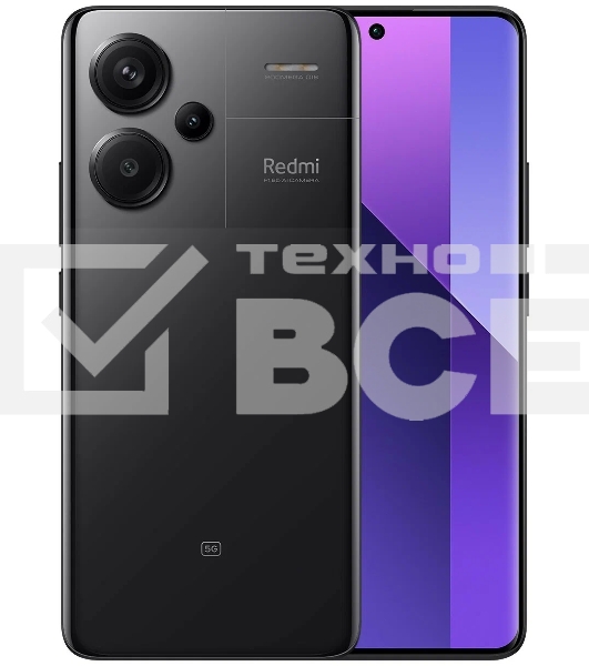 Смартфон Xiaomi Redmi Note 13 Pro+ 5G, 12/512Gb, черный