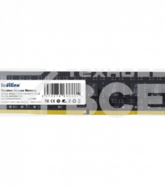 Оперативная память Indilinx, DDR4, 16GB (1x16GB), 2666 MHz, CL19