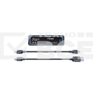 Конвертер Infobit [iTrans DU-TR-22C] (приемник/передатчик) Dante - USB Аудио 2 -канальный, порт USB-C.1xRJ45(Dante). Питание PoE.