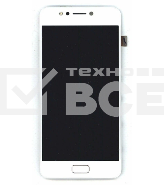 Дисплей для Asus ZenFone 4 Max ZC520KL, белый с рамкой