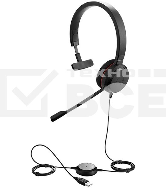 Гарнитура проводная Jabra EVOLVE 20 MS Mono