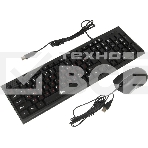 Комплект клавиатура+мышь Oklick 621M IRU проводной, USB, 1200 DPI, чёрный, фото 1