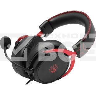 Наушники с микрофоном A4Tech Bloody M590i красный/черный 1м мониторные USB оголовье