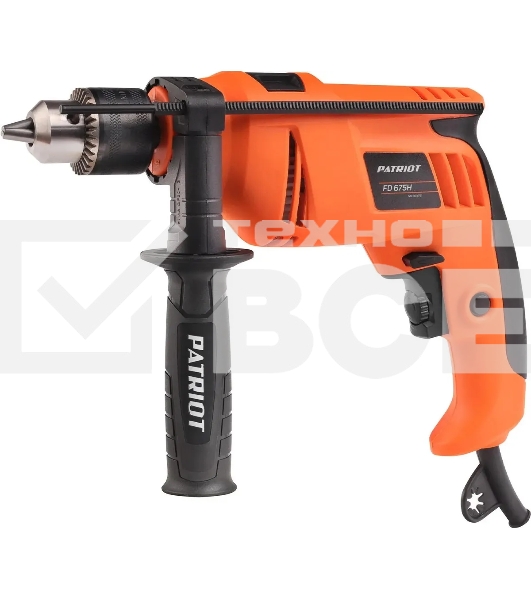 Дрель ударная Patriot FD 675H 675Вт ключевой реверс (120301675)