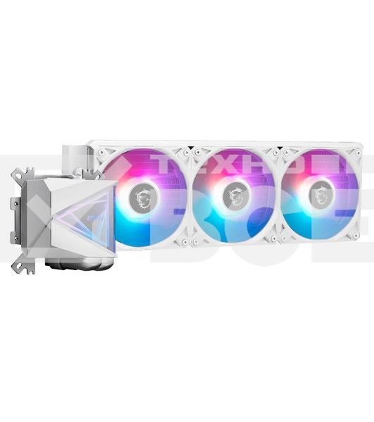Жидкостная система охлаждения MSI MAG CORELIQUID I360 белый 3x ARGb Gen2 Fan, ARGb Gen2 Block, Color Box