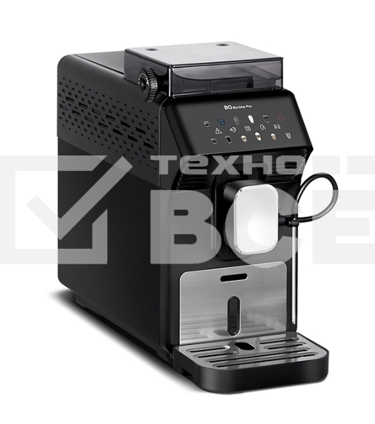 Кофемашина автоматическая BQ CM9004 чёрный, исп. кофе - зерновой, 2 л, 1450 Вт, 15 бар