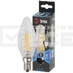 Лампа светодиодная ЭРА Б0027936 F-LED BTW-5W-840-E14 свеча витая, филамент, фото2