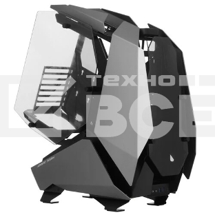 Корпус без блока питания JONSBO MOD-5, Full-Tower, TG, no fans, 2xUSB-A 3.0 + 1xUSB-C 3.2, ATX, mATX, mITX Gray