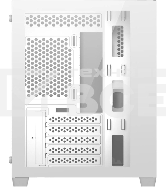Корпус Bloody BD-CC108 белый без БП mATX 9x120mm 2xUSB3.0 audio bott PSU