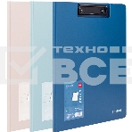 Папка-планшет Deli EF404 A4 полипропилен, ассорти с крышкой, фото 1