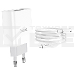 Сетевое зарядное устройство HOCO (6931474740526) C80A RAPIDO PD+QC3.0 + кабель 8PIN-TYPE-C белый, фото5