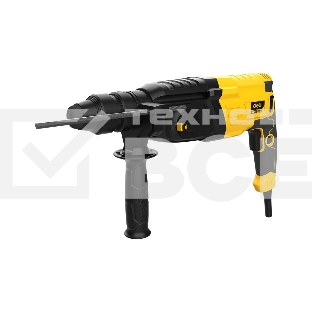 Перфоратор Deli DL-DC28-E2 (1000Вт, SDS PLUS, 3,2 Дж, 4900уд/мин, 1100об/мин, кейс, в комплекте 3 бура, долото, пика)