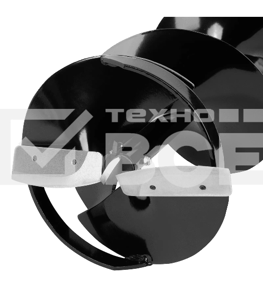 Шнек для льда Denzel IR-200, диаметр 200 мм, длина 800 мм, соединение 20 мм, съемный нож