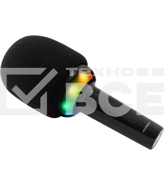 Микрофон беспроводной Hyundai H-MIC100 черный