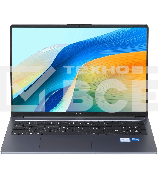 Ноутбук HUAWEI MateBook D16 MCLG-X Intel Core i5 13420H 2100MHz/16'/1920х1200/16Gb/512Gb SSD/Intel UHD Graphics/Wi-Fi/Bluetooth/Windows 11 Pro (53013YDL_Win 11P) Grey