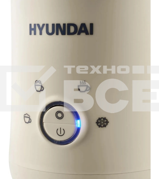 Капучинатор Hyundai HMF-P300 стационар. 300мл кремовый