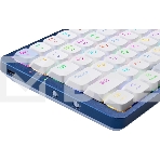 Клавиатура Redragon Eva Pro гибридная, USB Type-A, Bluetooth, радиоканал, белый/синий, фото5