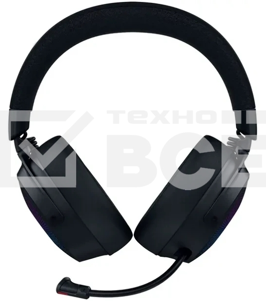 Гарнитура Razer Kraken V4 Pro чёрный, беспроводная + проводная, радиоканал, до 45 ч, подсветка