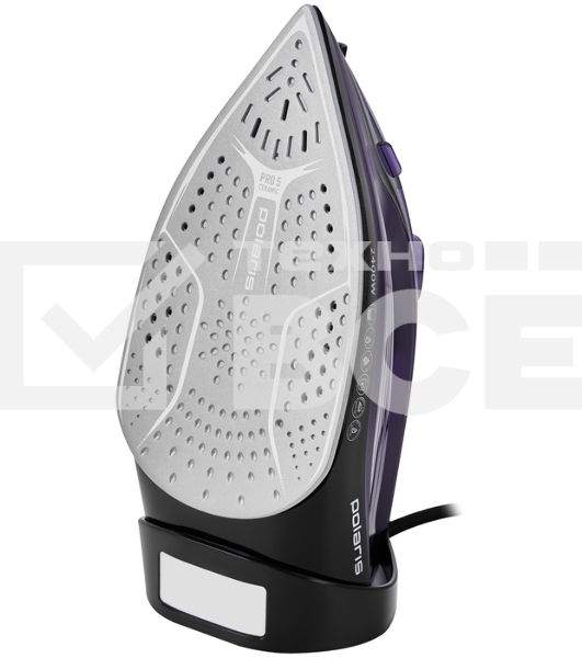 Утюг Polaris PIR2487AK 3m черный/фиолетовый 2400Вт