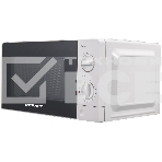 Микроволновая печь Kraft KF20MW7W-101M белый, 20 л, 700 Вт, переключатели - поворотный механизм, фото 1