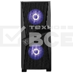 Компьютерный корпус MSI MAG FORGE 100M / mid-tower, ATX, tempered glass side panel / 2x RGB 120mm & 1x 120mm fans inc. / MAG FORGE 100M, фото2