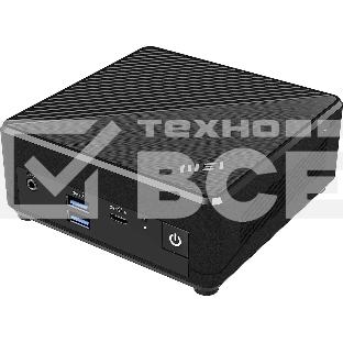 Неттоп MSI Cubi N ADL-037XRU slim N-series N100 (0.8) 8Gb SSD256Gb UHDG noOS 2xGbitEth WiFi BT 65W черный (9S6-B0A911-200)