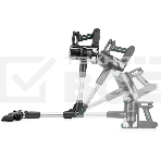 Пылесос вертикальный Kitfort КТ-5168-2 зеленый/черный, питание от аккумулятора, 75 Вт, уборка сухая, пылесборник 0.5 л, работа от АКБ max 32 мин., фото10