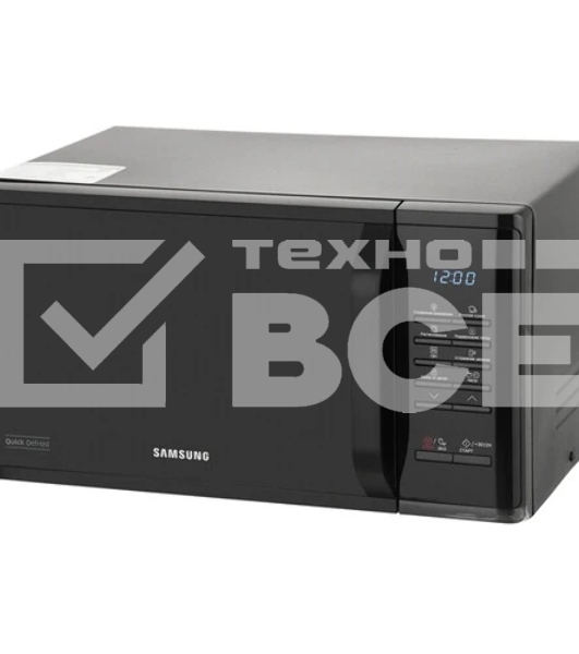 Микроволновая печь Samsung MS23K3513AK черный, 23 л, 800 Вт, переключатели - кнопки