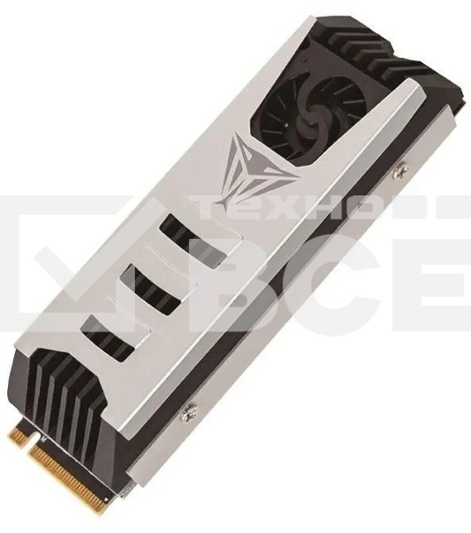Накопитель SSD Patriot PV553, 4Tb, PCIe 5.0 x4, M.2 2280, NVMe, R/W 12400/11800, с активным охлаждением