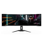 Монитор 49' Gigabyte AORUS CO49DQ-EK QD-OLED 5120x1440, 144 Гц, 0.03 мс, 32:9, 250 кд/м², 2xHDMI 2.1, DP 1.4, USB-C (18 Вт), 3.5 Jack, USB Hub (3x USB 3.2), динамики (2x5 Вт), HDR10, изогнутый экран (1800R), черный, фото7