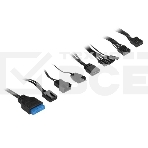 Компьютерный корпус  PCCooler IE200 BK, Tempered Glass Full Tower, черный, TG, SPCC, 1x120mm ARGB E-ATX, ATX, mATX, mITX 180/380/220mm 4x2.5