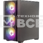 Компьютерный корпус Accord ACC-ZCU1B черный без БП mATX 3x120mm 1xUSB3.0 1xUSB3.1 audio, фото6