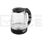 Чайник электрический Homestar HS-1045 1.8л, стекло, пластик, черный, фото 1