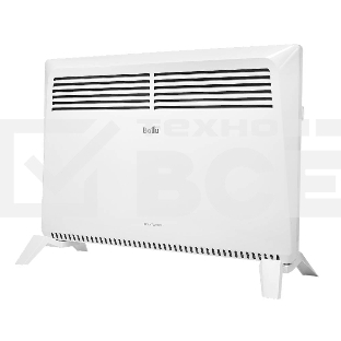 Конвектор Ballu Solo Turbo BEC/SMT-2000 + Кронштейн CWM-02, белый, 2000 Вт, 25 м2, термостат