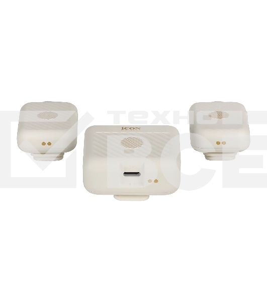Радиосистема микрофонная Icon AirMic Pro White [110802A2028] передатчик с микрофоном/приемник: 2/1, всенаправленный, 2.4 ГГц, дистанция: 250 м, время работы приемника/передатчика: 8/8 ч, белый