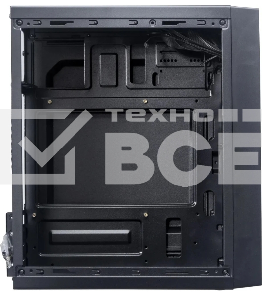Компьютерный корпус Accord ENTRY ACC-241 черный без БП mATX 2xUSB 2.0 audio