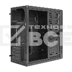Компьютерный корпус Minitower ExeGate QA-412U-UNS450 (mATX, БП UNS450 с вент. 12см, 2хUSB+2хUSB 3.0, аудио, черный), фото3