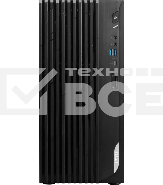 Мини ПК MSI Pro DP180 14A-875XRU i5 14400 (2.5) 16Gb SSD 512Gb UHDG 730 CR без ОС 2.5xGbitEth+1xGbitEth WiFi BT 500W черный (9S6-B0A741-1068)