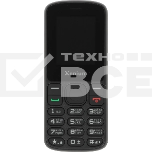 Мобильный телефон Xenium X160 черный моноблок 1.77
