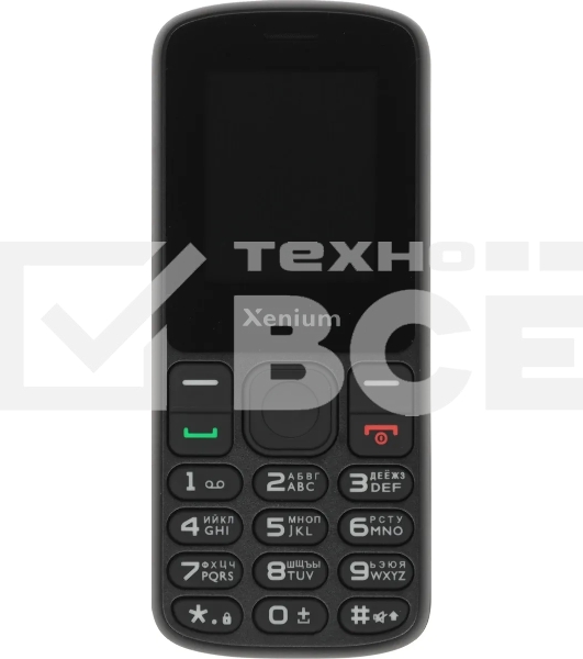 Мобильный телефон Xenium X160 черный моноблок 1.77