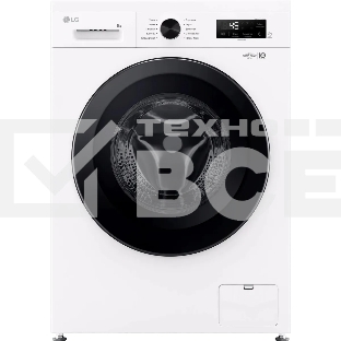 Стиральная машина LG F2Y1VS6W белый, загрузка фронтальная 9 кг, 1200 об/мин., класс: А