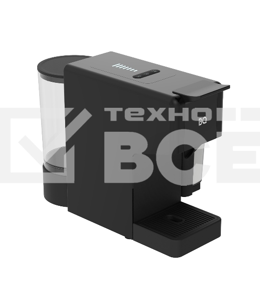 Капсульная кофеварка BQ CCM1064A Black. 3 в 1: Nespresso, Dolce Gusto, молотый кофе/Давление 20 бар/Итальянская помпа/Автоматический капучинатор/DuoBoil - технология быстрого приготовления кофейных напитков/Выбор объема порции/Объем резервуара для воды 85