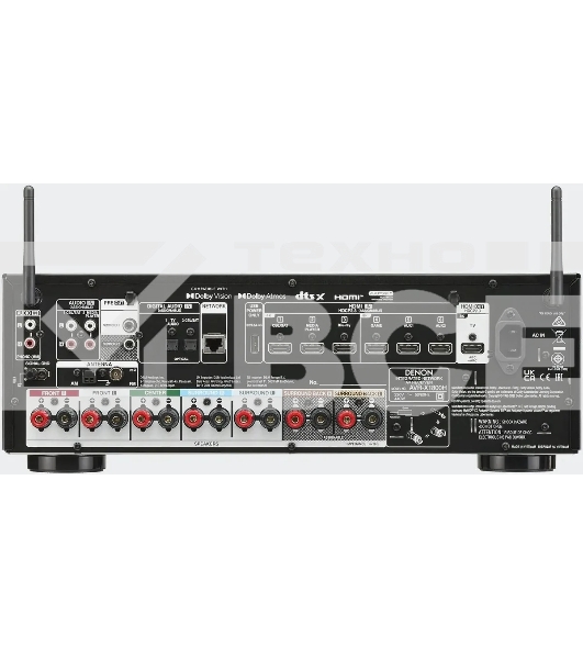 Ресивер AV Denon AVRX1800HBKE2 7.2 черный