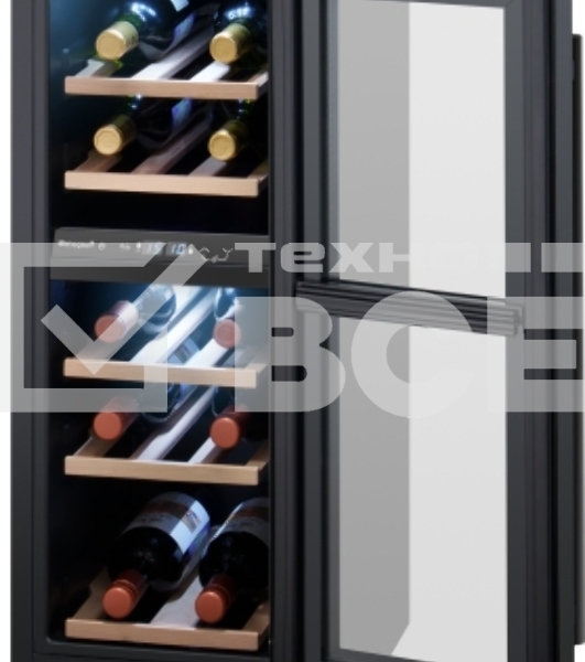 Винный холодильник Weissgauff WWCI-16 DB DualZone