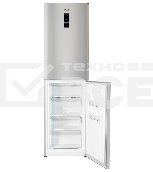 Холодильник Atlant ХМ-4625-189-ND серебристый двухкамерный 211/125л морозилка снизу, No Frost